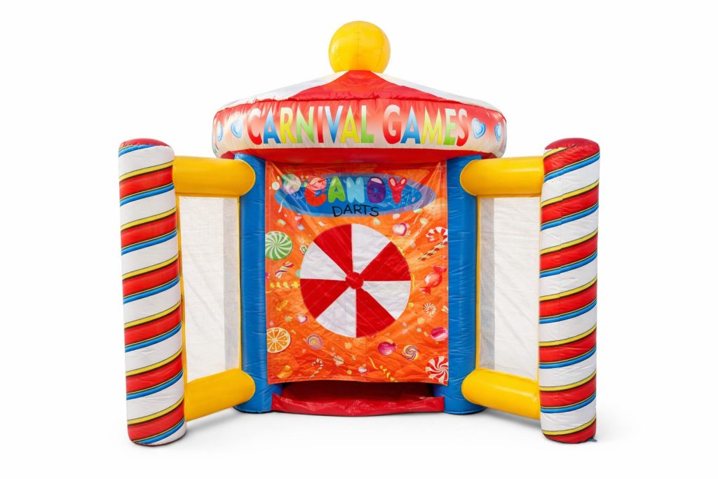 מתנפח יריד 4 תחנות משחק סגנון קרניבל אמריקאי